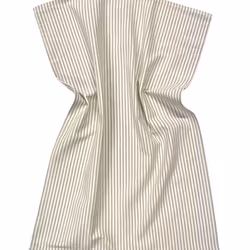 Kökshandduk från Classic textile i återvunna textilier. Färg: Beige och vitrandig.