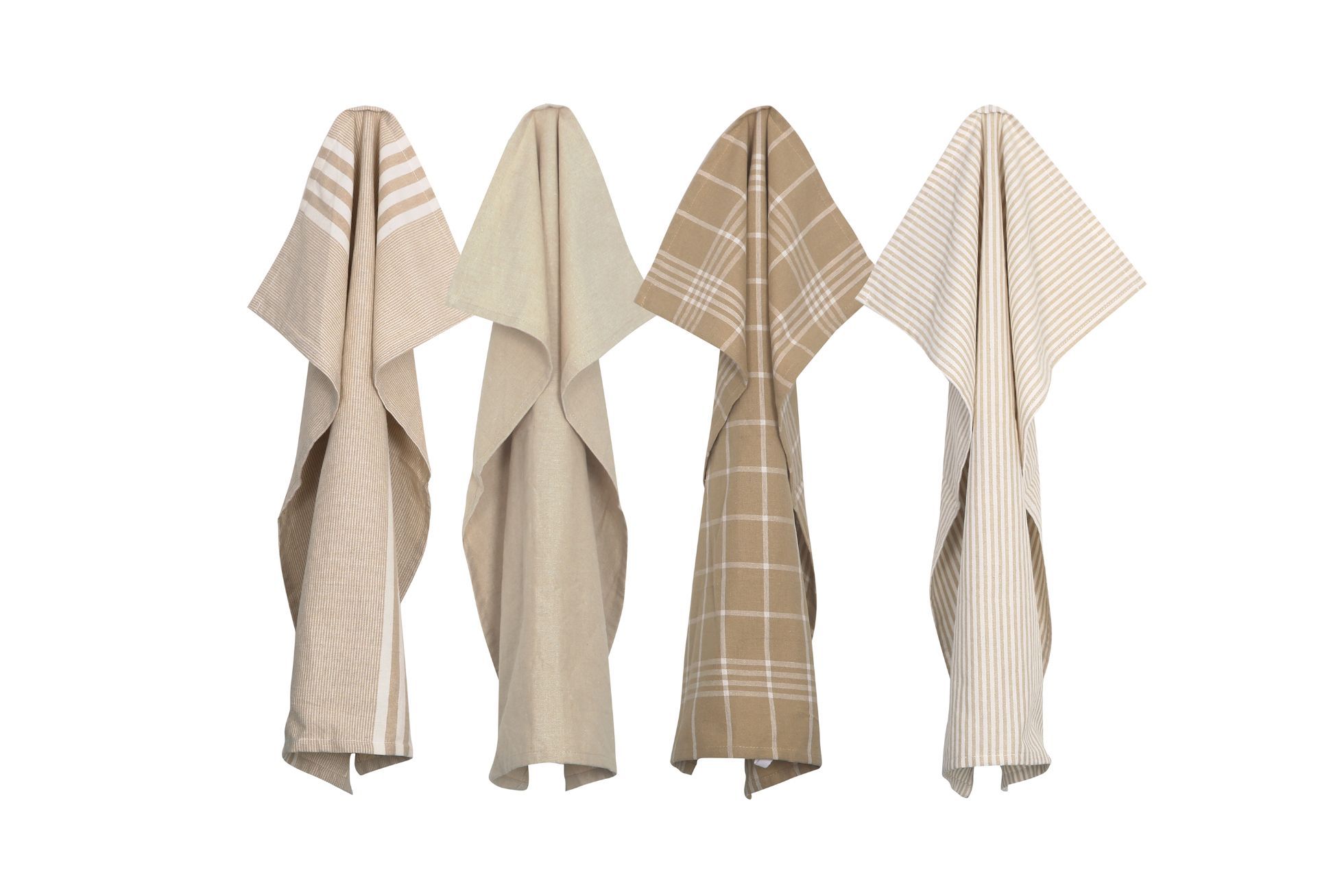Kökshandduk från Classic textile i återvunna textilier. Färg: Beige.
