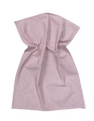 Kökshandduk från Classic textile i återvunna textilier. Färg: Rosa och vitrandig.