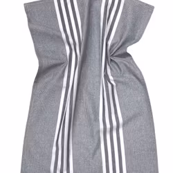 Kökshandduk från Classic textile i återvunna textilier. Färg: Blå och vitrandig.