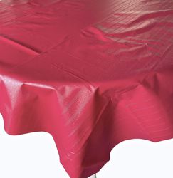 Diana en röd rektangulär vaxduk 140 x 280 cm, från Noble house.