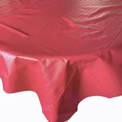 Diana en röd rektangulär vaxduk 140 x 280 cm, från Noble house.