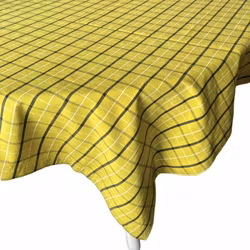 Yxlan en duk från Gripsholm. Färg: Gul med svarta och vita rutor.