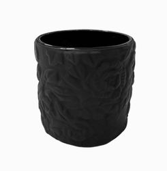 Blomkruka Cylinder black rose från Cult design i svart. Dia. 7,5 cm. H. 7,5 cm.