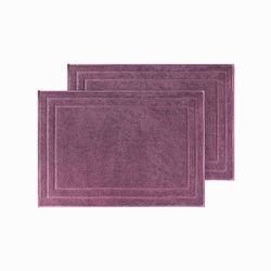 Roma en rosa badrumsmatta i en kraftig frotté i mått 50 x 70 cm från Indusia design.