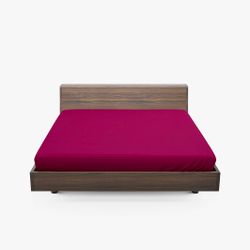 Milano ett rosa dra på lakan i bomull, från Indusia design.