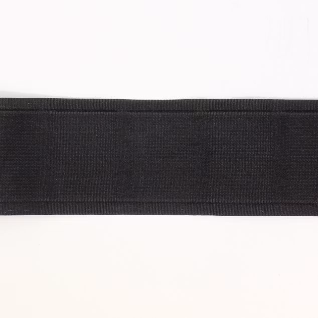 Veckband i bomull och polyester i svart