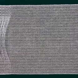 Hällband ett brett transparent gardinband med hällor för att trä gardinstången på