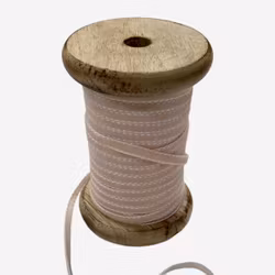 Sammetsband i rosa i bredd 7 mm