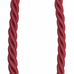 Palmir ett rött gardinomtag från Svanefors i längd 80 cm