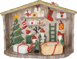 Cult design Julklappsfix tittskåp med värmeljushållare