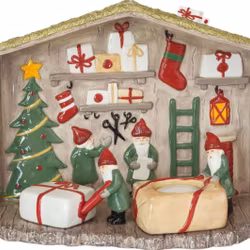 Cult design Julklappsfix tittskåp med värmeljushållare