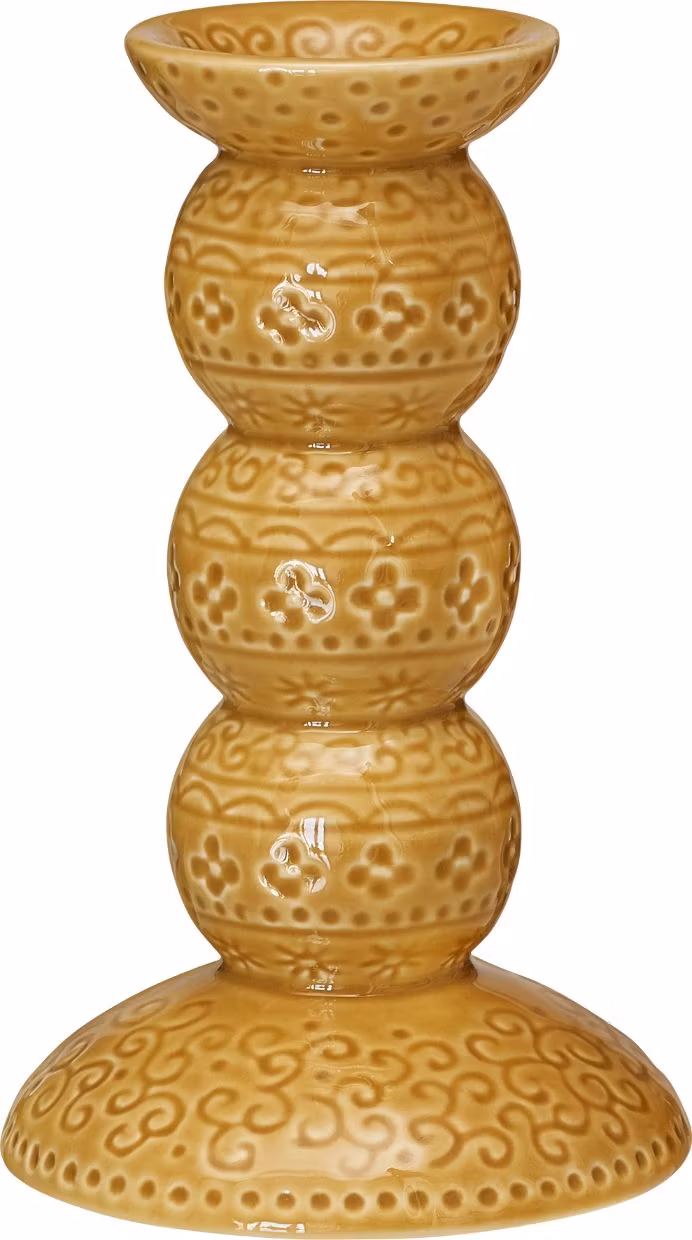 Orient Antik senap en ljusstake från Cult design höjd 14 cm i stengods