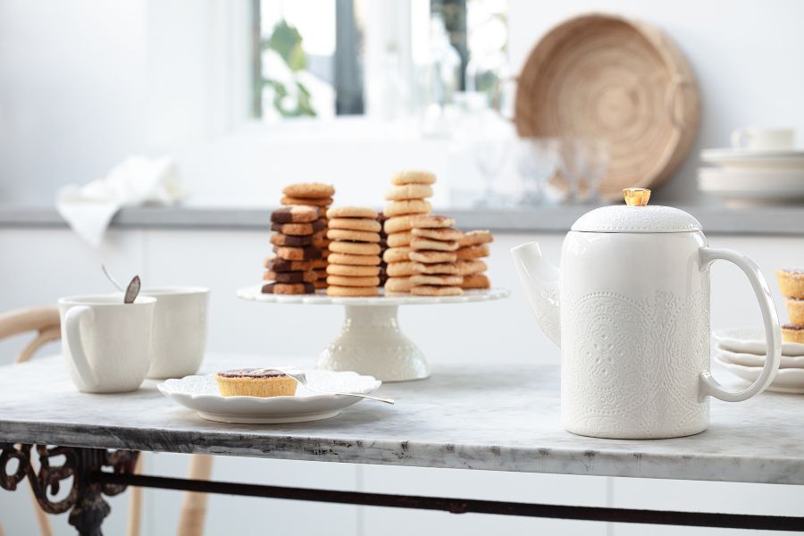 Cult design en vit Kaffemakare i stengods