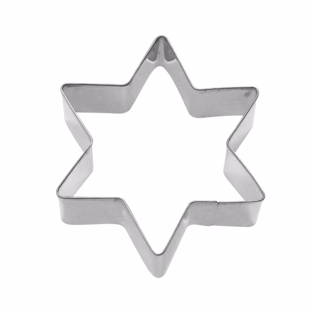 Stjärna en pepparkaksmått/form från Westmark i silver 6 cm