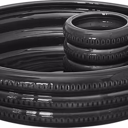 Cult design Floral art färg svart