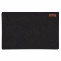 Marvin en svart tablett i filt från Noble house mått 30 x45 cm