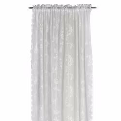 Sigrid lace ett spetsgardinset i off-white från Noble house med kanal