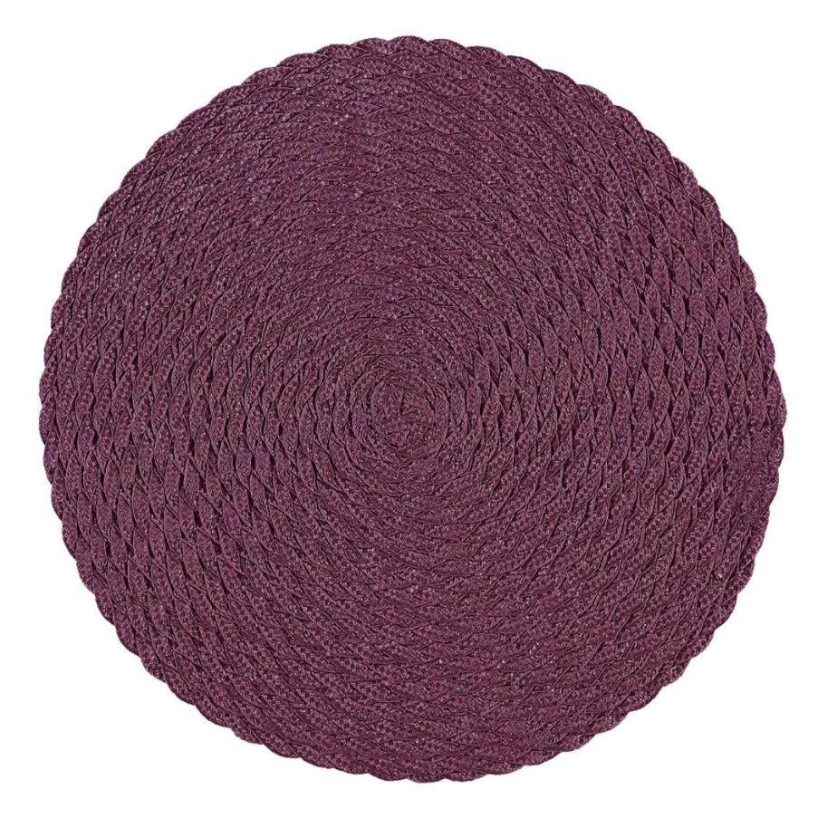 Noble house Tellus en plommonlila bordstablett i diameter 38 cm
