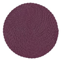 Noble house Tellus en plommonlila bordstablett i diameter 38 cm