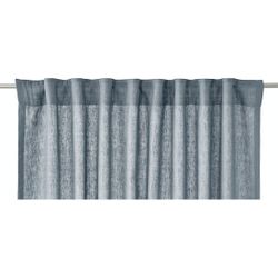 Svanefors Ingrid en färdigsydd gardinkappa i färgen denim i halvlinne mått 1 x 50 x 250 cm