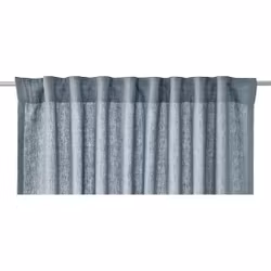 Svanefors Ingrid en färdigsydd gardinkappa i färgen denim i halvlinne mått 1 x 50 x 250 cm