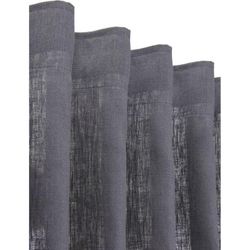 Svanefors Tuva en mörkgrå multibandslängd i 100% linne mått 1 x 140 x 280 cm