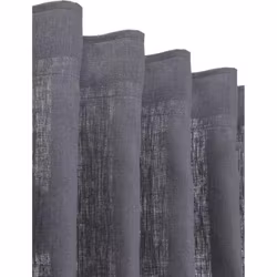 Svanefors Tuva en mörkgrå multibandslängd i 100% linne mått 1 x 140 x 280 cm