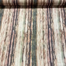 Line ett tunt multifärgat linnetyg med ett långrandigt mönster i bredd 140 cm