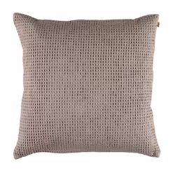 Noble house Waffle beige kuddfodral bomull mått 45 x 45 cm