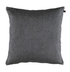 Noble house Waffle mörkgrått kuddfodral bomull mått 45 x 45 cm