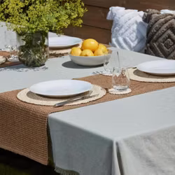 Noble house Maize beige rund bordstablett mått 38 cm