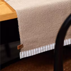 Noble house Sally beige bordslöpare mått 35 x 110 cm
