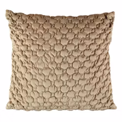 Noble house Bubbles beige kuddfodral sammet mått 45 x 45 cm