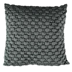 Noble house Bubbles grått kuddfodral sammet mått 45 x 45 cm