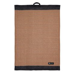 Noble house Stripe brun kökshandduk mått 45 x 65 cm