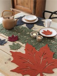 Noble house Vanja 4 st grön glasunderlägg/coasters
