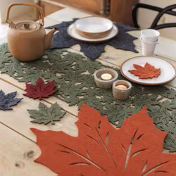 Noble house Vanja 4 st grön glasunderlägg/coasters