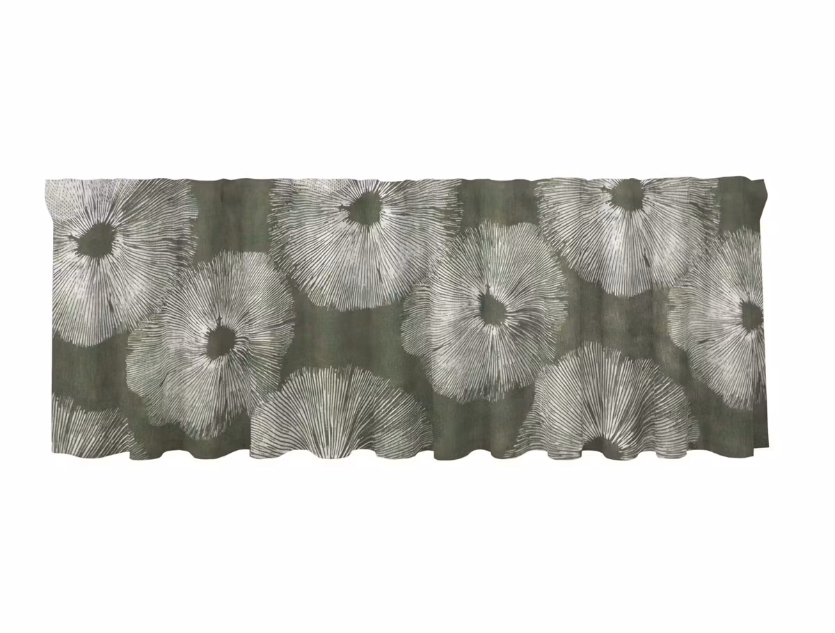 Fungus grön gardinkappa multiband Redlunds textil