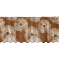 Fungus cognac/rostfärgad gardinkappa multiband Redlunds textil