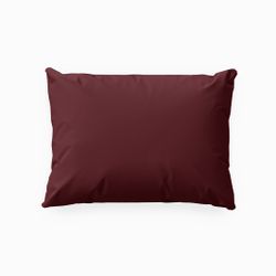 Milano vinrött bomullsflanell örngott 50 x 60 cm indusia design
