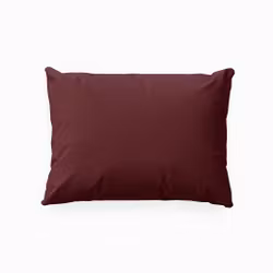 Milano vinrött bomullsflanell örngott 50 x 60 cm indusia design
