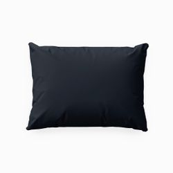 Milano mörkblått örngott bomullsflanell 50 x 60 cm indusia design