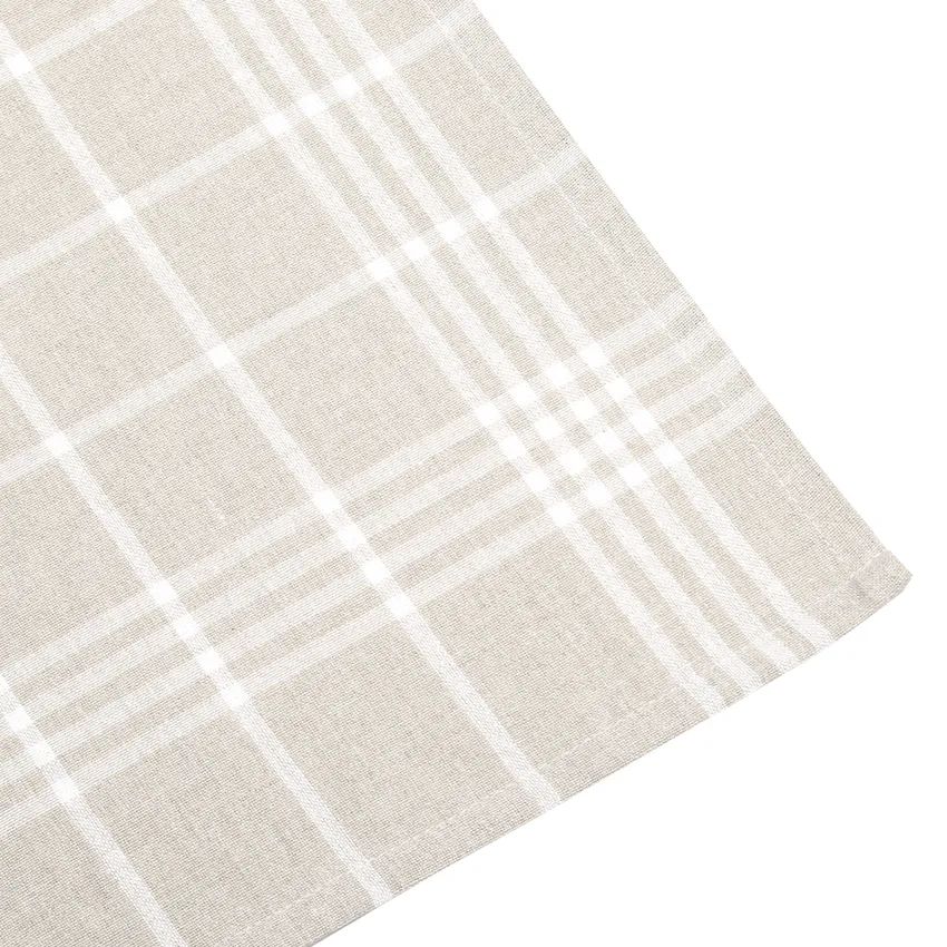 Classic textile linnefärgad vitrutig kökshandduk återvunna textilier 50 x70 cm