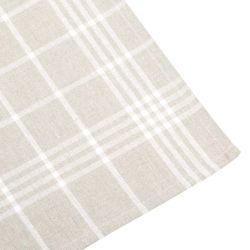 Classic textile linnefärgad vitrutig kökshandduk återvunna textilier 50 x70 cm