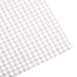Classic textile linnefärgad vitrutig kökshandduk återvunna textilier 50 x70 cm