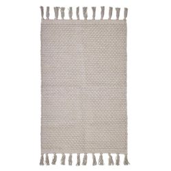 Boel & Jan Edith beige bomullsmatta mått 160 x 230 cm