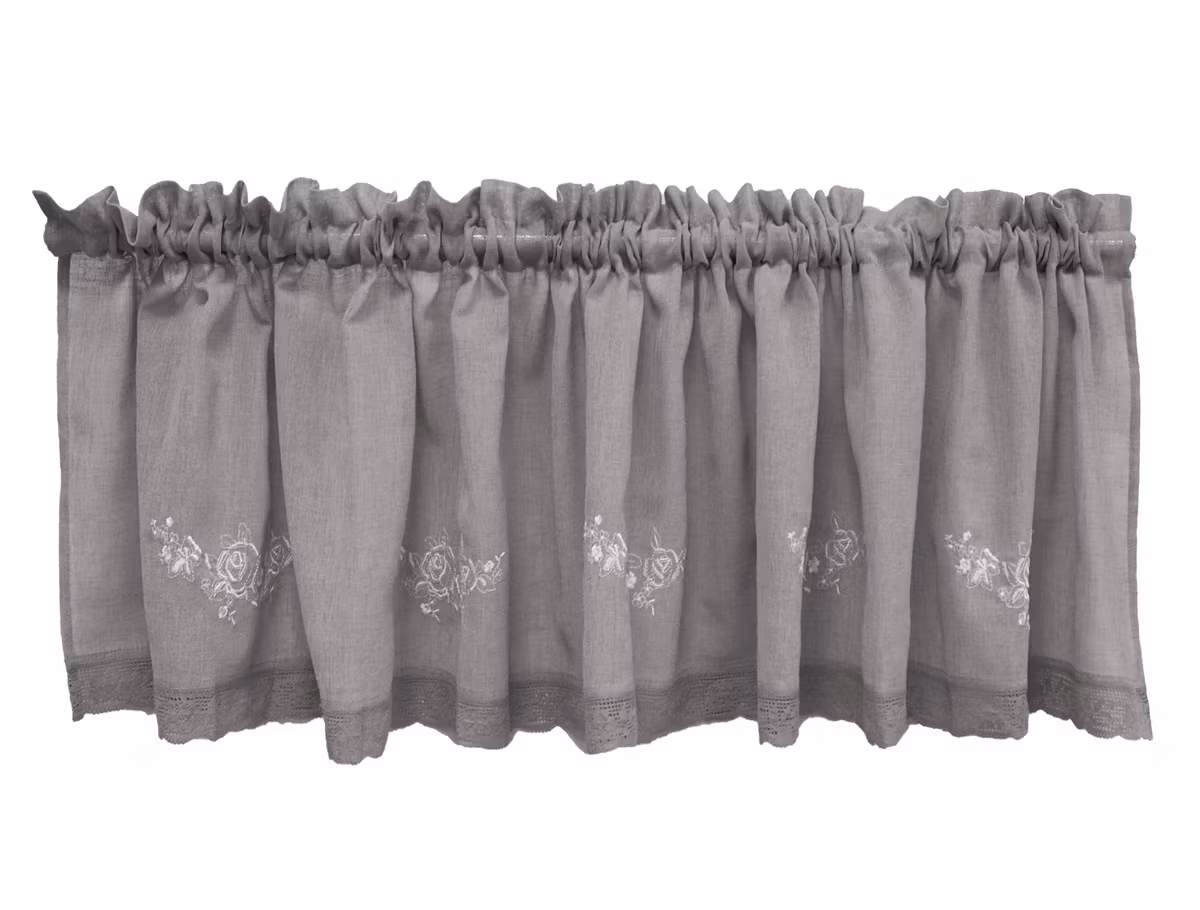 Torpa grå gardinkappa Redlunds textil