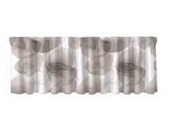 Lyon vit/beige gardinkappa Redlunds textil