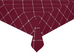 Julruta rödrutig metervara vaxduk Redlunds textil